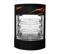 Scaldavivande commerciale 30 - 85°C per pizza Display In vetro Incluse le pinze