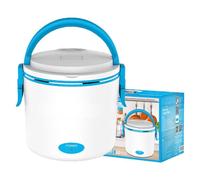 Scaldavivande Elettrico 40W Riscalda Porta Pranzo Lunchbox con 2 Contenitori