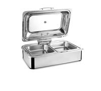 Scaldavivande elettrico da 9 l, con coperchio trasparente, apertura a 90°, per feste, catering e buffet