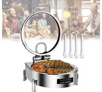 Scaldavivande elettrico per buffet, cucina commerciale, con controllo digitale della temperatura 30-90 °C, 300 W-800 W, riscaldamento veloce e uniforme, design quadrato