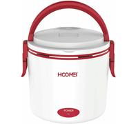 Scaldavivande Elettrico 40W Riscalda Porta Pranzo Lunchbox con 2 Contenitori