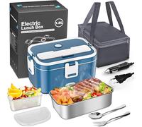 Scaldavivande Elettrico Portatile 1.8L 100W Porta Pranzo Termico 3 in