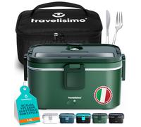 Scaldavivande Elettrico Portatile Extra Grande 1,8L 100W Portapranzo Riscaldabil