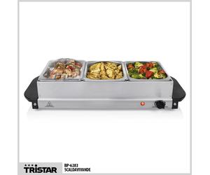 SCALDAVIVANDE MULTIFUNZIONE TRISTAR BP-6283 4.8 L 200 W PIASTRA VASCHETTE