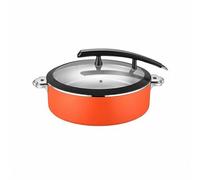 Scaldavivande Professionale Chafing Dish Buffet Riscaldatore Contenitore Acciaio Inossidabile Affidabile con Calore Costante per Ristoranti Sale Banchetto Servizi Brunch 6L, color to 2, 32CM