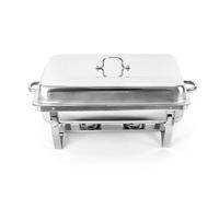 Scaldavivande professionale in acciaio inox da 7,5 l, set di contenitori riscaldanti for buffet di feste e catering