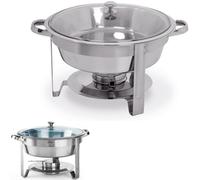 Scaldavivande rotondo in acciaio per pasta, diametro 345 mm, 3,5 l - Hendi 47061