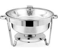 Scaldavivande scalda vivande chafing dish acciaio inox vetro hotel ristorante