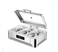 Scaldavivande, Server for buffet scaldavivande in acciaio inossidabile