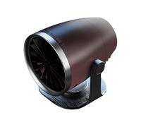 Scaldino 12V Plug-in Ventola sbrinatore, riscaldatore per auto, sbrinatore per parabrezza auto, per camion ufficio tenda da bagno viaggio lavoro campeggio scrivania