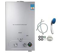 Scaldino a Gas Da Esterno, 12L Scaldabagno a Gas GPL Portatile Da Esterno Per Campeggio Con Display Digitale, Acqua Calda Istantanea 24 ore su 24 Per Doccia Esterna, Campeggio in RV