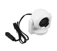 Scaldino per Auto 12v 120w in ABS, Riscaldatore Portatile Bianco | Base Regolabile, Alimentazione da Presa 12v, Calore Uniforme, per Guidatori e Campeggiatori in Viaggio
