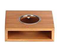 Scaldino per teiera Piedistallo in bambù, Riscaldamento rapido uniforme con fori, Compatibile ceramica vetro teiera, Supporto per candela tealight, Ideale per tè casa ufficio