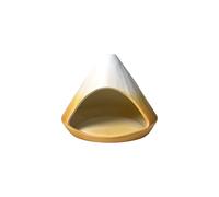 Scaldolio in ceramica fatto a mano con design resistente al calore, ideale per pratiche spirituali e ambienti tranquilli, ciotola profumata in ceramica Feng Shui