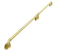 Scale a Parete Banister Maniglia per i Passi Staffe Kit, Metallo Ferro Tubazione Dell'Acqua Progettazione Scalahiera 30-600Cm Sicurezza Presa Barra Esterno/8Ft/2.4M