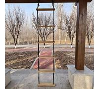 Scale antincendio, scala a fune per arrampicata su alberi, scala di sicurezza portatile per emergenze, scala a fune di sicurezza riutilizzabile per finestre, giardini e balconi(10m)