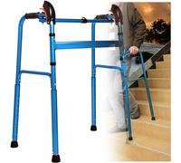 Scale da Arrampicata Camminatore Standard Telaio da Passeggio Leggero Pieghevole in Alluminio, deambulatore Regolabile in Altezza, ausilio per la Mobilità a Piedi per Anziani