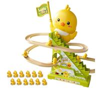 Scale da arrampicata d' giocattolo - ABS 26.6x14.5x25.6cm | Electric Duck Racing Track Uso per il coordinamento per gli occhi a mano - Dućk Slide Slide Toy Uso per i bambini in età prescolare Fu