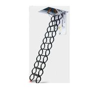 Scale della soffitta Scala telescopica a soppalco invisibile completamente automatico a sollevamento in acciaio a carbone pieghevole ladder telescopico carico di carico di 250 kg Scala per soppalco