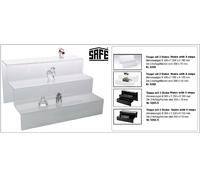 Präsentations-treppen Acrilico Ferrovie H0 3 Livelli B300xT230xH180 MM Safe 5265