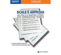 Scale e arpeggi a una e quattro ottave