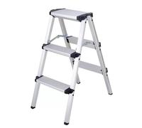 Scale estraibili Scala pieghevole, sgabello piccolo, sgabello in metallo, scala da lavoro portatile e comoda for casa e cucina Scalas pieghevole(3 steps)