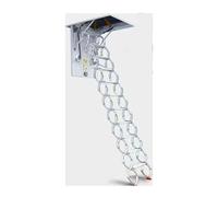 Scale estraibili Scala telescopica a soppalco invisibile completamente automatico a sollevamento in acciaio a carbone pieghevole ladder telescopico carico di carico di 250 kg Scala pieghevole