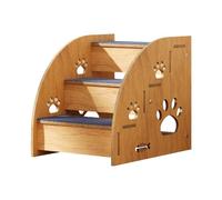 Scale for Animali in Legno Scale for Cani in Legno Scaletta for Cuccioli Scaletta for Animali in Moquette Scaletta for Cani for Gatti Anziani Animali di Piccola Taglia Cani di Piccola Taglia Gatti, 3