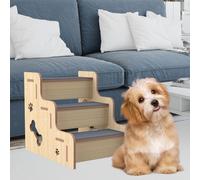 Scale per animali domestici in legno non slittamento per il letto per