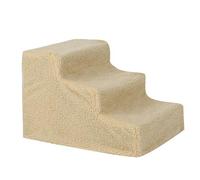 Scale per Animali, Scale per Animali 3 Gradini, Scale per Cani, Scale per Animali a 3 Gradini per Cani e Gatti, Scala a Rampa con Rivestimento Sfoderabile per Letto Alto