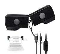 Scale per computer esterni - Barra audio multimediale cablata USB per laptop, PC e monitor | Soluzione audio compatta per gioco, lavoro, studio, ufficio burea