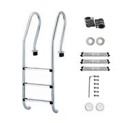 Scale per piscina, Scala Mobile For Piscina In Acciaio Inossidabile 304 Ispessito Lucidato, Scala A Sirena, Scala A Sirena, Pedale Antiscivolo,Robuste e resistenti