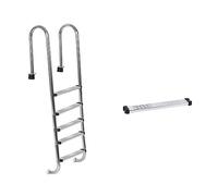 Scale per piscina, Scala Mobile For Piscina Scala In Acciaio Inossidabile 304 Scaletta Subacquea Scaletta For Corrimano Scale A Pedale Ispessite Attrezzatura For Scaletta For Acqua For Piscina,Robust