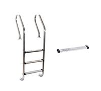 Scale per piscina, Scala Mobile For Piscina Scala In Acciaio Inossidabile 304 Scaletta Subacquea Scaletta For Corrimano Scale A Pedale Ispessite Attrezzatura For Scaletta For Acqua For Piscina,Robust