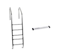 Scale per piscina, Scala Mobile For Piscina Scala In Acciaio Inossidabile 304 Scaletta Subacquea Scaletta For Corrimano Scale A Pedale Ispessite Attrezzatura For Scaletta For Acqua For Piscina,Robust