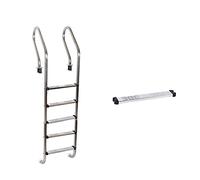 Scale per piscina, Scala Mobile For Piscina Scala In Acciaio Inossidabile 304 Scaletta Subacquea Scaletta For Corrimano Scale A Pedale Ispessite Attrezzatura For Scaletta For Acqua For Piscina,Robust