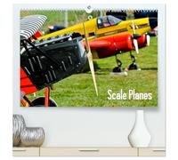 Scale Planes / UK-Version (High Quality Premium Wall Calendar 2027 DIN A2 landscape),CALVENDO 12 Month Wall Calendar: Fascinating Remote Control scale airplanes, shot in flight.