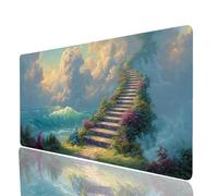 Scale Tappetino Mouse xxl 60x30x0.3cm Impermeabile Tappetino Mouse Gaming Mousepad Nuvola Base in Gomma Antiscivolo Bordi Cuciti Resistenti All'abrasione Mousepad per Scrivania Gaming Laptop Model7572