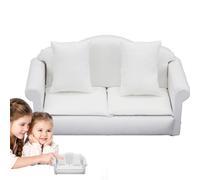 Scaled Divano Mini - Mobili per casa delle bambole in rapporto 1/12, mobili lounge | Finanza creativa, accessorio di scena gameplay, decorazione d'interni, da collezione, regalo, giovani, adulti