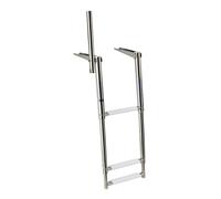 Scaletta 3 gradini con maniglia 330 mm - 1 PZ Osculati - 49.551.03 - 4955103