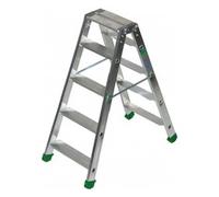 Facal - Gr. 4 + Piano Dupla Sgabello Professionale Doppia Salita Dupla Aperto 103 Cm - Chiuso 112 Cm Portata 6,6 Kg En131 - Tuv-gs - SPEDIZIONE GRATUITA