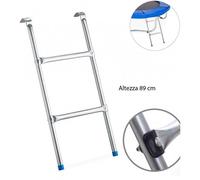 Scaletta alt 89 cm per Tappeto Elastico Diametro 305 400 Trampolino 2 Gradini