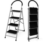 SCALETTA CON MANIGLIA, SCALETTA CON 4 GRADINI, ALTEZZA 136CM, PIEDINI STABILI...