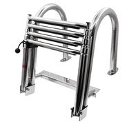 Scaletta Da Bagno Scaletta Telescopica Per Piscina Barche, Barche Scalette Pieghevoli Nuoto, Ponte Yacht Galleggiante in Acciaio Inox Con Pedale Antiscivolo/Barca