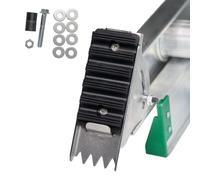 Scaletta di estensione per riparazione in alluminio, antiscivolo, piedini imbottiti in, per riparare scale da tetto, dormitorio, lavoro, casa, interni ed esterni