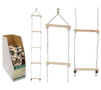 SCALETTA DI LEGNO E CORDA 25XH210 CM BIMBO EASY CLIMB