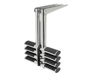 Scaletta Diver telescopica 4 gradini nera - 1 PZ Osculati - 49.552.04 - 4955204