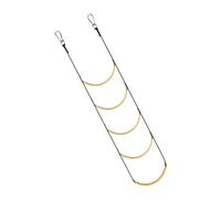 Scaletta estesa per imbarcazioni da, scaletta a Tre gradini con Design Portatile per imbarco, Accessorio Marino ausiliario per Canoe, Kayak, Barche Piatte, Nuoto, Avventure