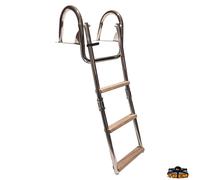 SCALETTA ESTRAIBILE A RIBALTA 3 GRADINI CON MANIGLIONI