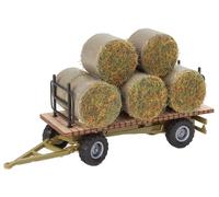 Scaletta H0 - Walthers Rimorchio Con Rotoballe 4192 Neu